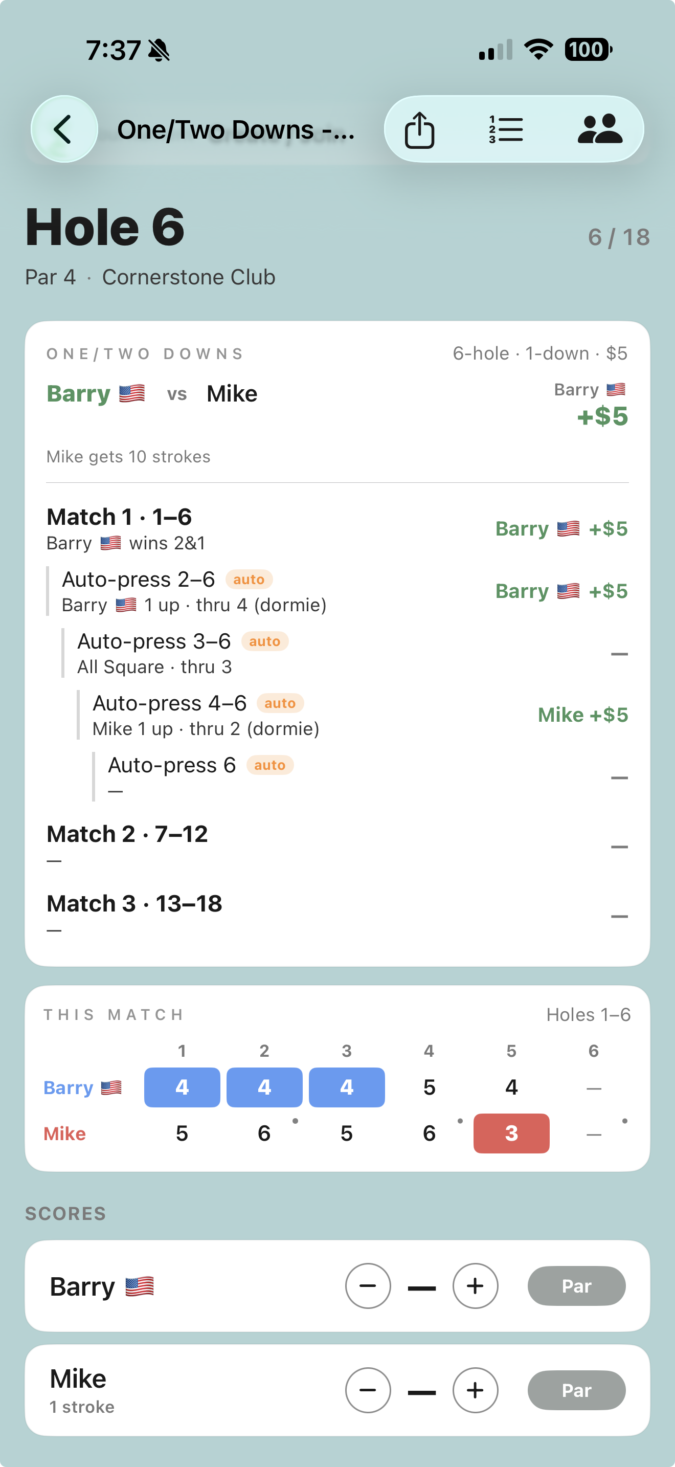 How it works — One/Two Downs in SuperWolf